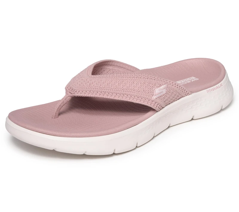 Skechers GO Walk Flex Sandal Holly Women's Vegan 3-Point Thong Sandals with Memory Foam Straps