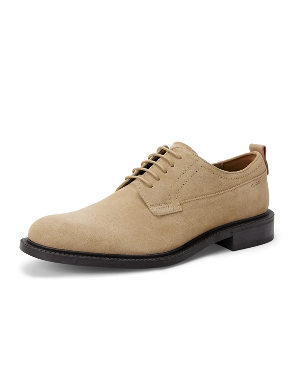 Hugo Men's Lysander_derb_plsd 10279920 01 Derby Shoes, Open Beige., 11 UK