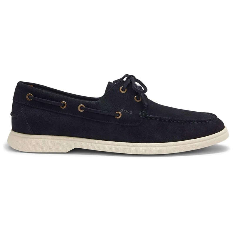 BOSS Men's Sienne SD 10247967 01 Boat Shoes, darkblue, 10 UK