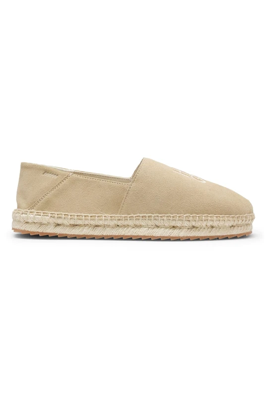 HUGO Mens Sannes slon Suede Espadrilles with Stacked Logo Size 7 - Image 1