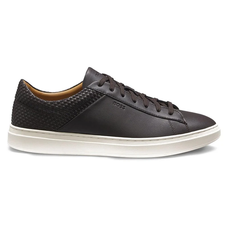 BOSS Men's Kieran_Tenn_lwvpu 10275985 01 Tennis Trainers, Dark Brown, 6 UK