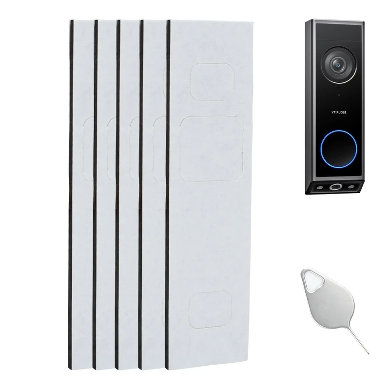 TEKCAM No-Drill Doorbell Mount - Double Tape for Eufy E340/C31(5+Tool)