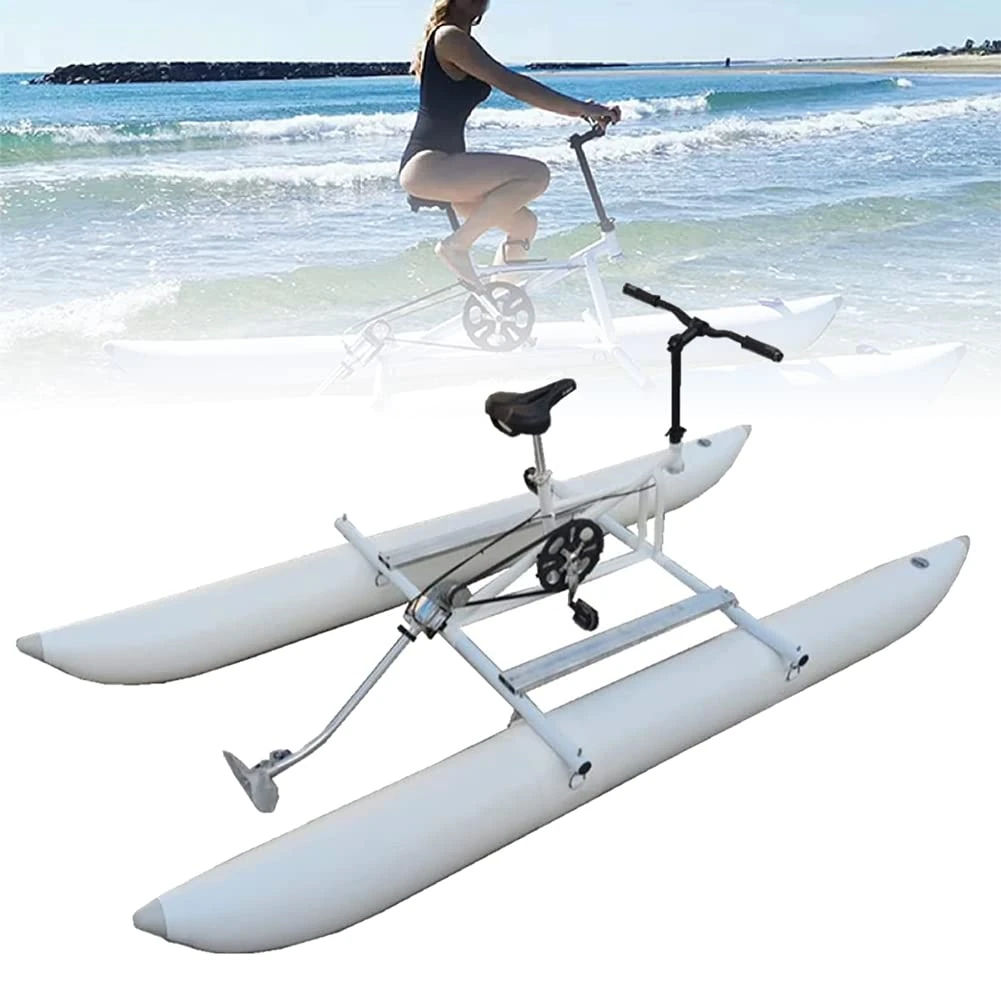 CMOLVUR Water Sports Touring Bikes, Inflatable Water Bikes, Water Sports Touring Kayaks Sea Pedal Bikes Boats, Adult Tours Sightseeing Canoe Cruises