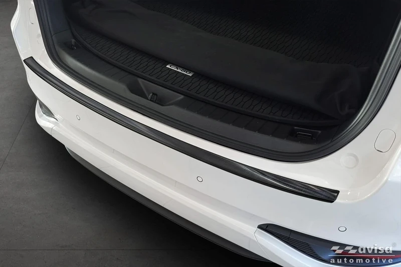 Avisa Black Stainless Steel Rear bumper protector compatible with Mazda CX-80 (KL) 2024-