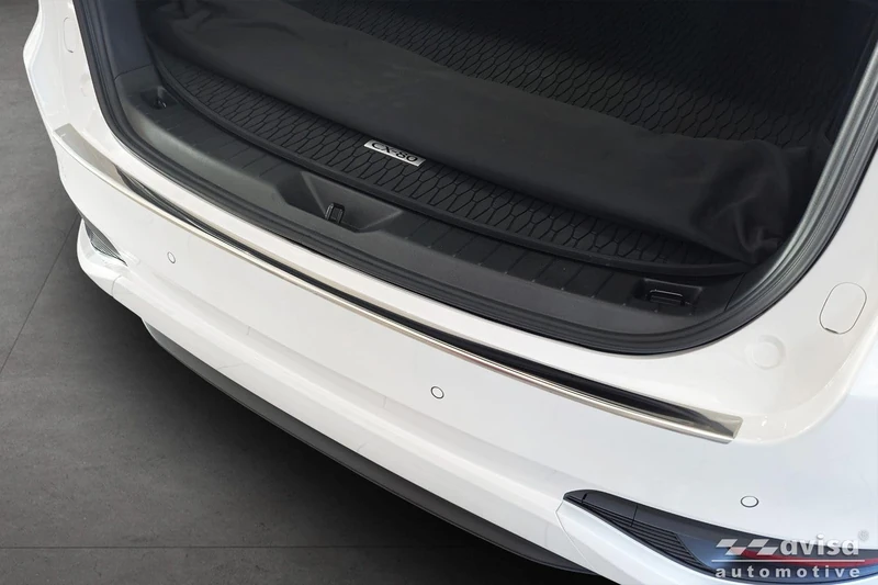 Avisa Stainless Steel Rear bumper protector compatible with Mazda CX-80 (KL) 2024-, Silver