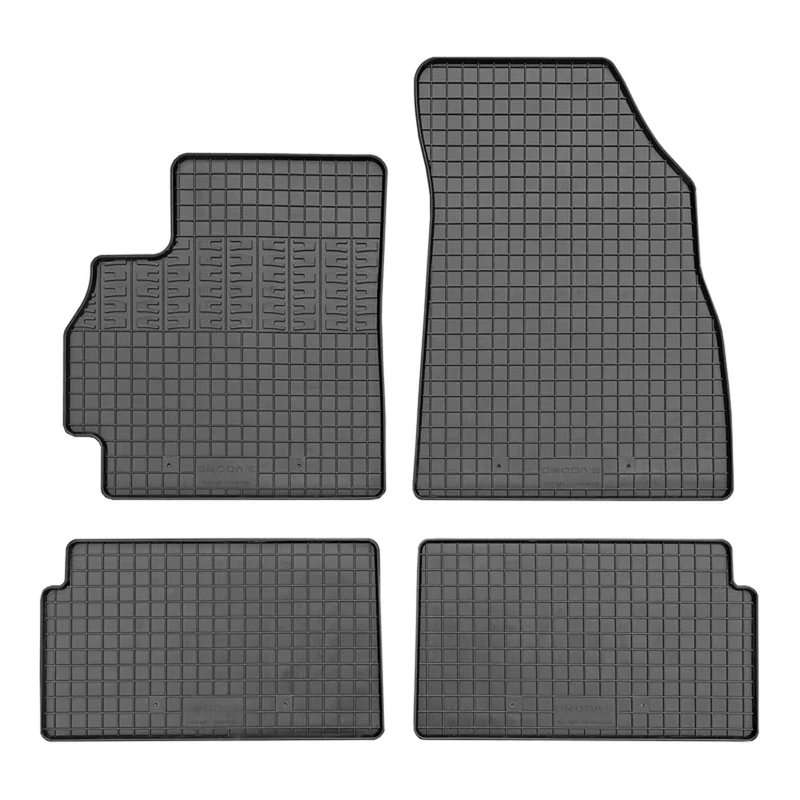 CIKCAR Rubber mats compatible with Omoda 5 2022- (incl. EV) (4-piece + mounting system)