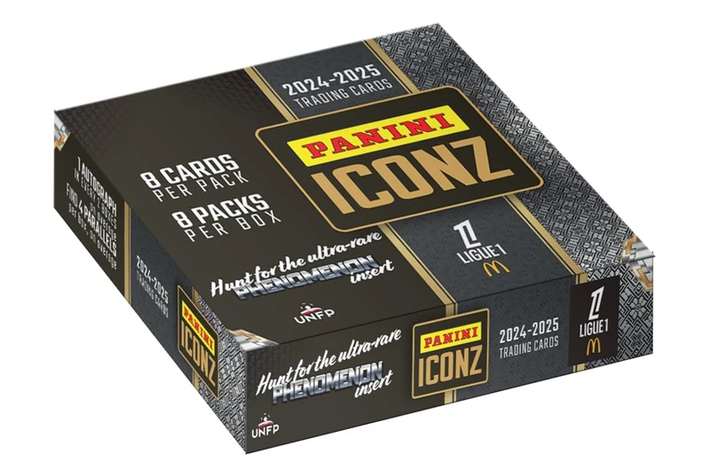 Panini Ligue 1 ICONZ Trading Cards Box 8 Pockets (8 Cards per Pouch)
