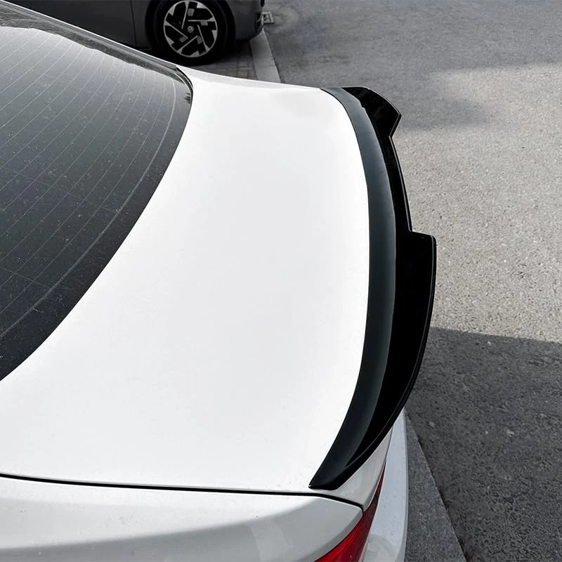 AutoStyle Rear spoiler compatible with BMW 5-Series G30 Sedan 2016-2023 (ABS Glossy Black)