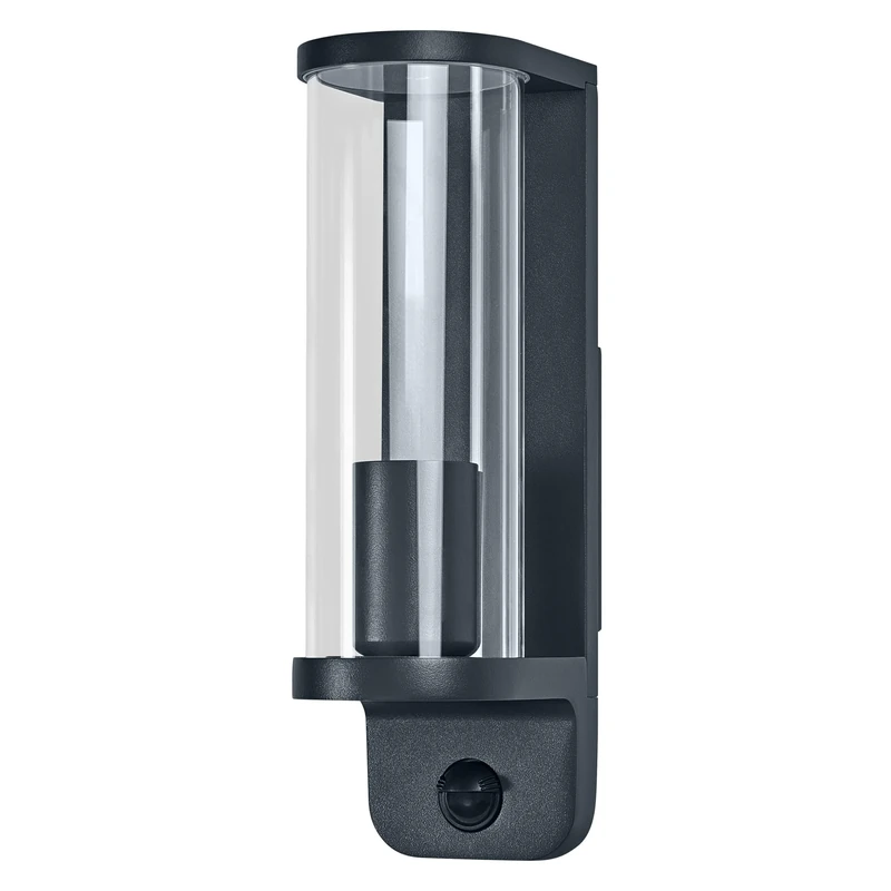 Endura Classic Tubular Wall Sensor E27 IP44 Dark Grey