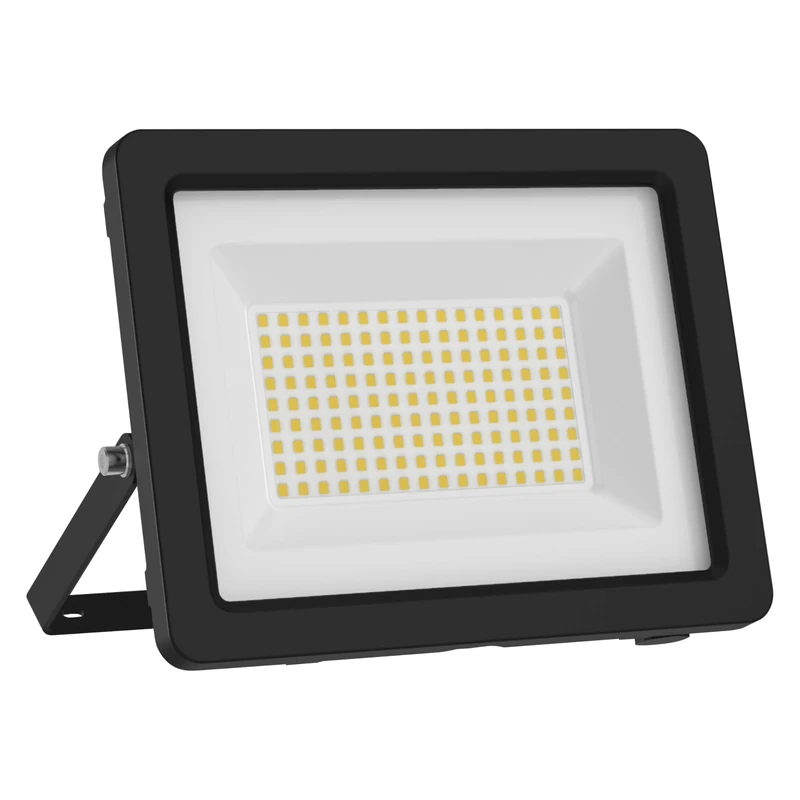 OSRAM LED floodlight with Energy Efficiency Class A, Black Aluminum housing, 24.5 W, 4600 lm, for Outdoor Applications, Compact Design, Lightweight, Easy to Install, LED not