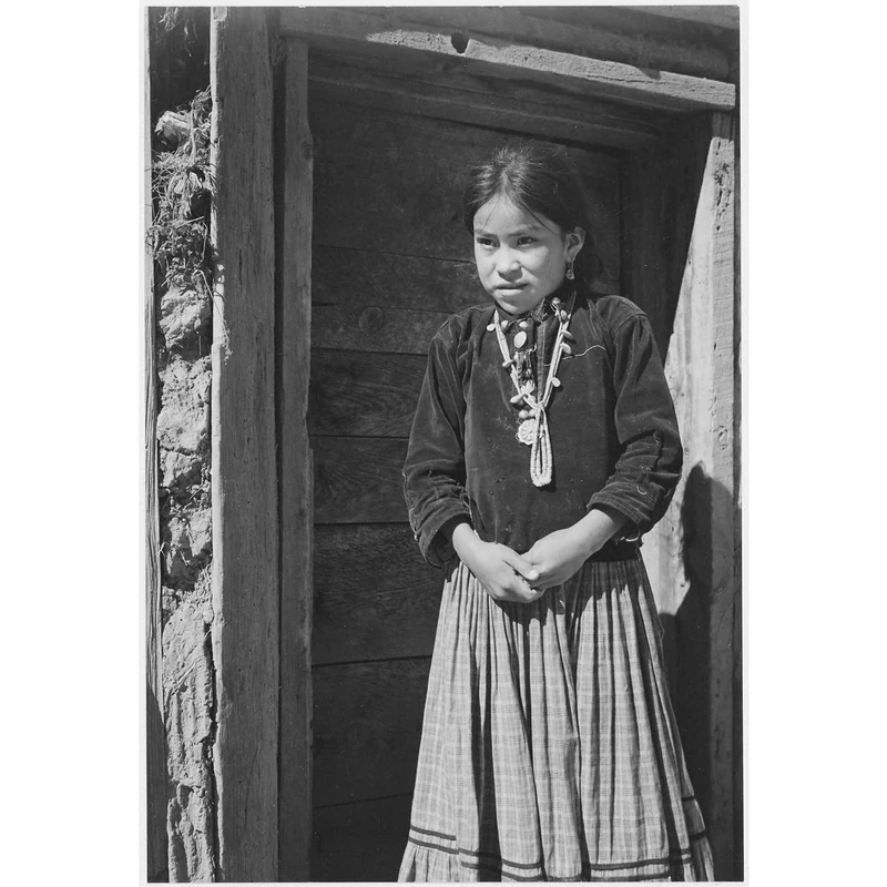 ARTICULOZY Museum-Grade Giclee Canvas Print – Adams – Dinee Girl 2 Canyon de Chelle, Arizona - 40x50 Inch | Archival Inks on Poly-Cotton Canvas | Perfect for Living Room, Bedroom, or Gallery Wall