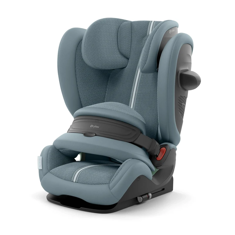 CYBEX Gold Pallas G3 i-Size Plus Child Seat, 76–150 cm, from Approx. 15 Months to Around 12 Years (Approx. 9–50 kg), Stormy Blue