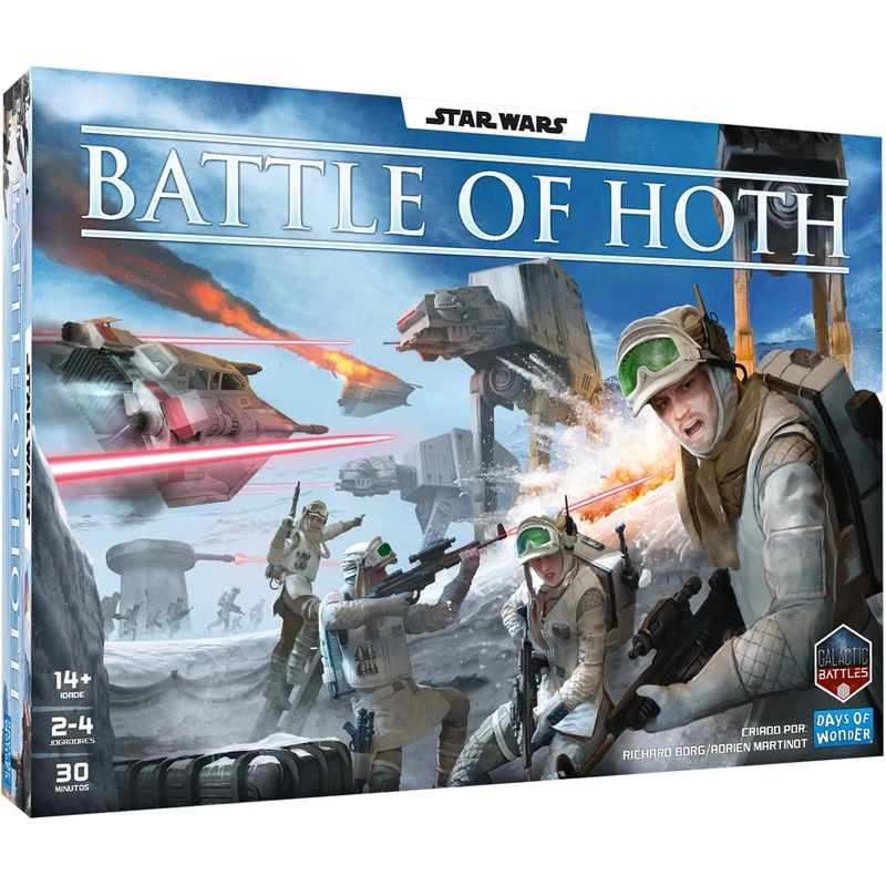 Asmodee | Star Wars: Battle of Hoth | Miniatures Board Game | Ages 14+ | 2-4 Players | 30 Minutes Playing Time