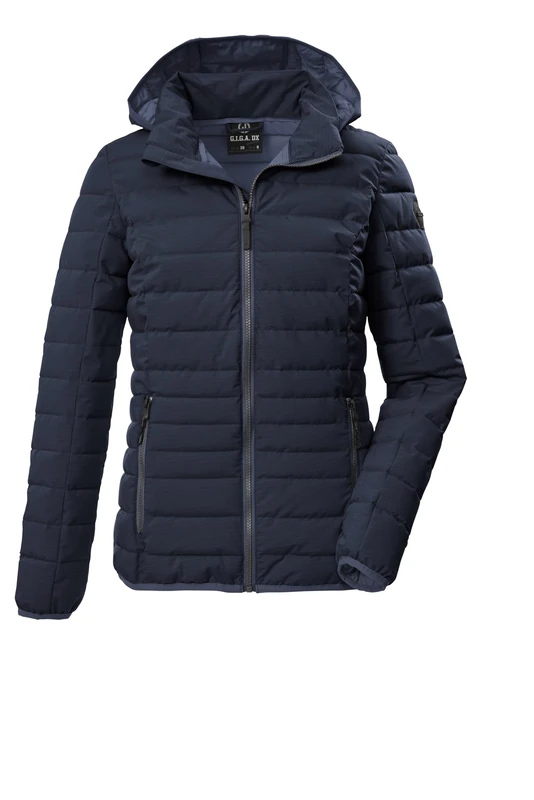 G.I.G.A. DX GS 110 WMN QLTD JCKT_Uyaka 44361-000 Women's Quilted Functional Jacket with Zip-Off Hood Dark Navy 44 - Image 1