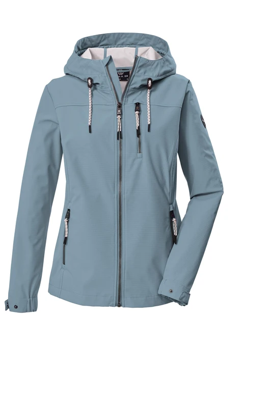 G.I.G.A. DX GS 111 WMN SFTSHLL Women's Softshell Jacket with Hood Foggy Ocean 40 44363-000