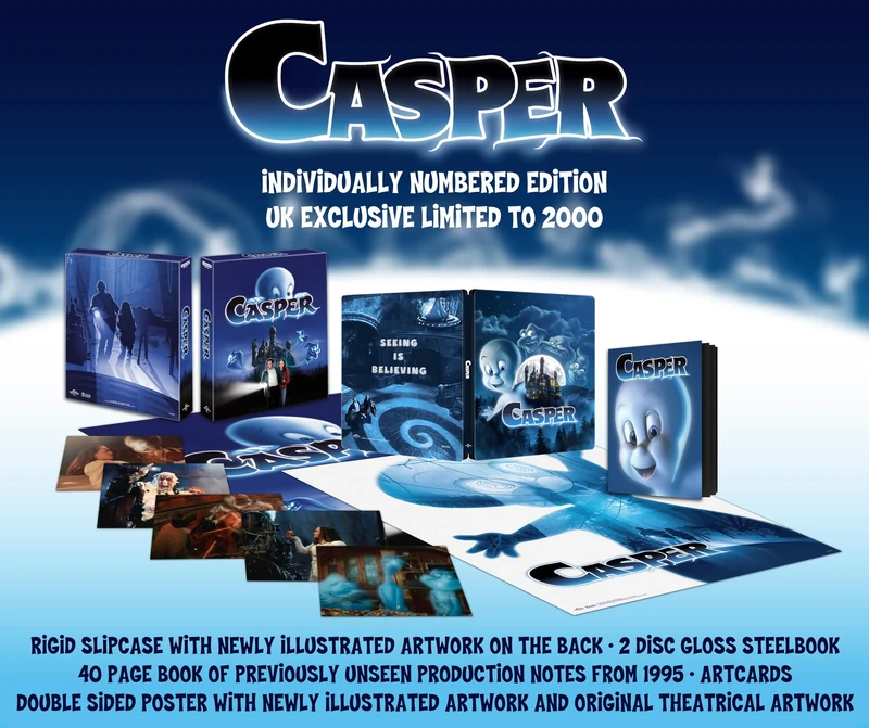 Casper 30th Anniversary Collector's Edition [4K Ultra HD & Blu-Ray] Limited Edition Steelbook