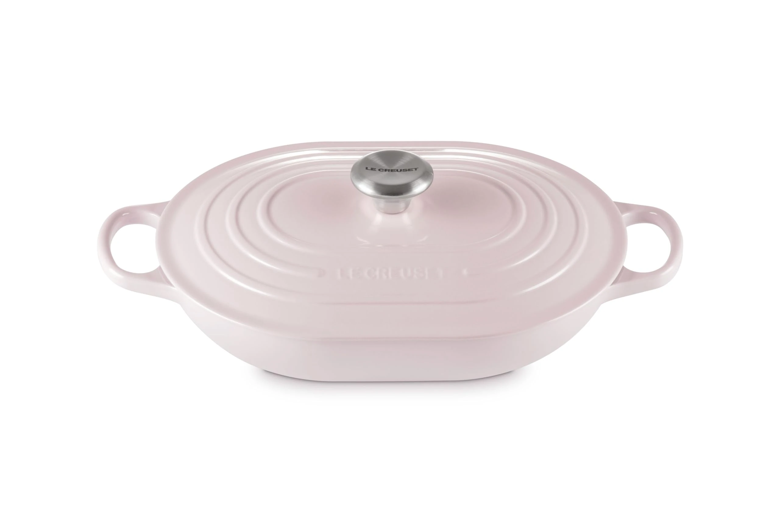 Le Creuset Enameled Cast Iron Signature Oval Casserole, 3.75 qt., Shallot