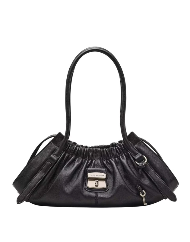 MARC JACOBS Women's The Satchel Bag, Black, Taglia UNICA