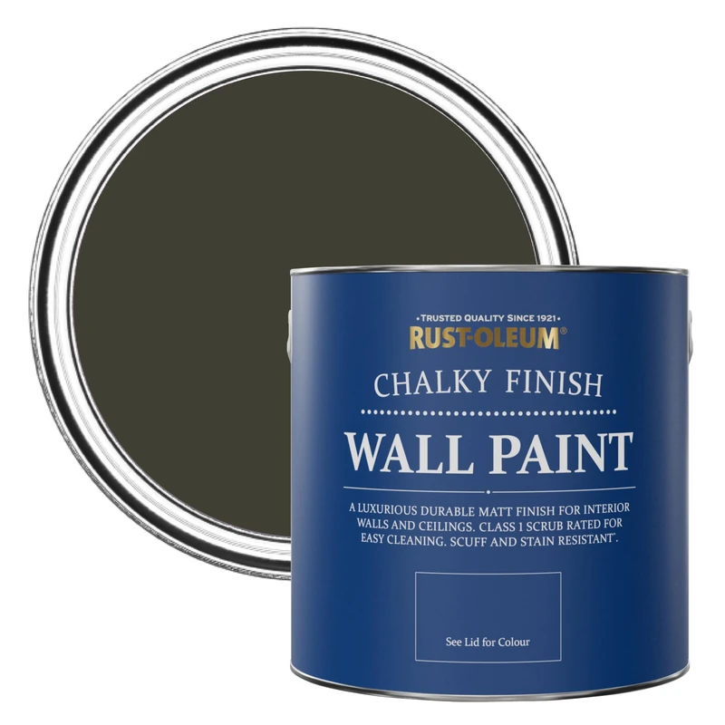 Rust-Oleum Wall and Ceiling Paint in a Chalky Matt Finish - Wallington 2.5L