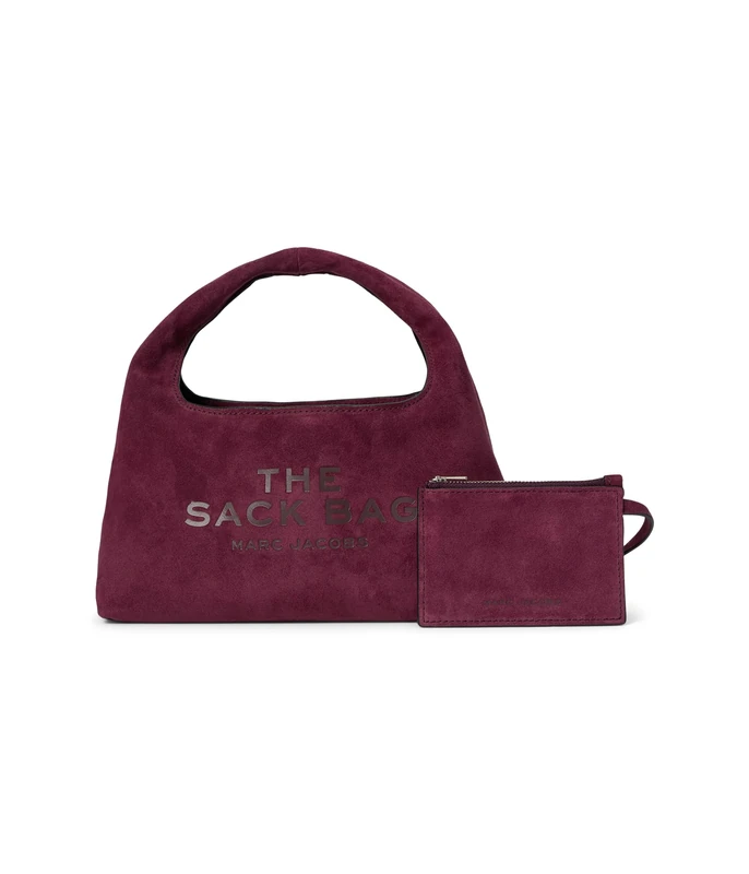 MARC JACOBS Women's The MINI Sack Bag, Dark Plum, 24  × 13  × 14
