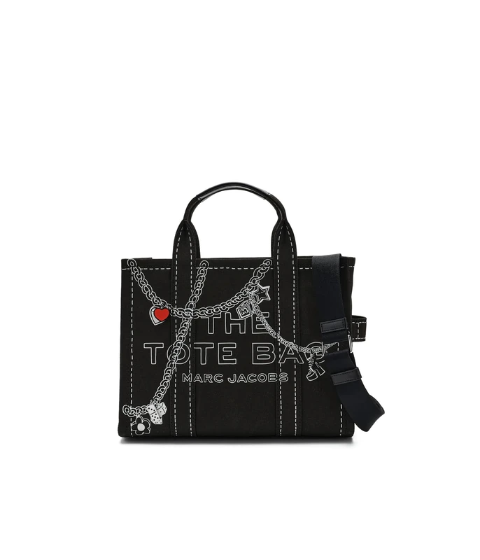 MARC JACOBS THE MEDIUM TOTE BLACK MULTI