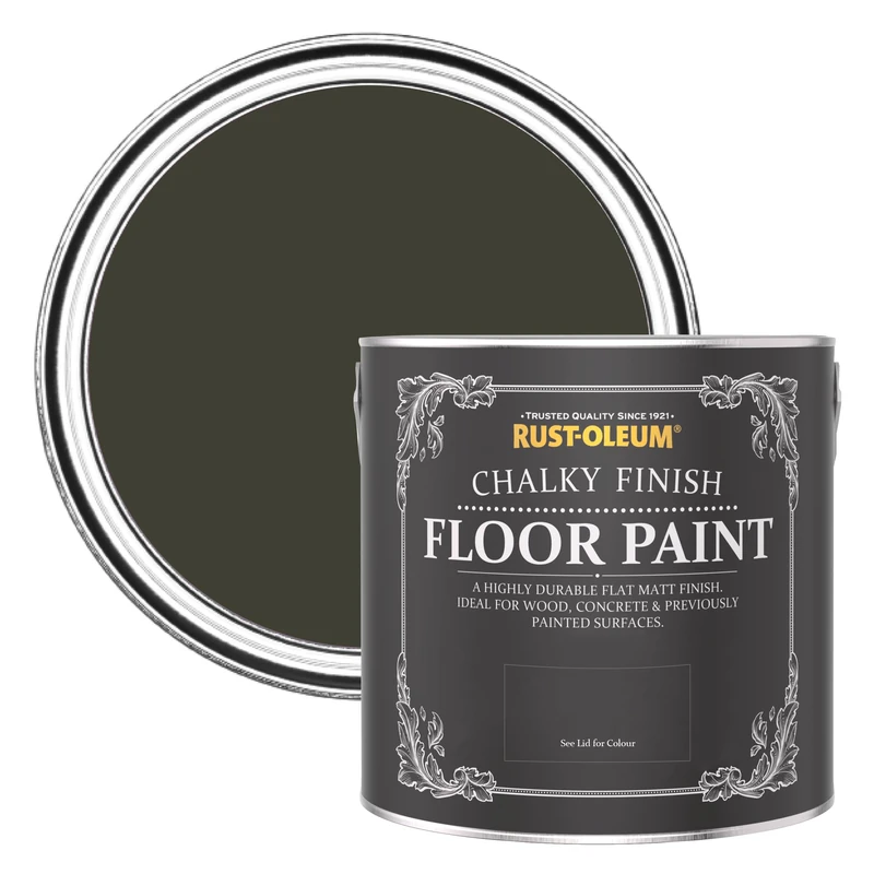 Rust-Oleum Scratch-Resistant Floor Paint in Chalky Finish - Wallington 2.5L