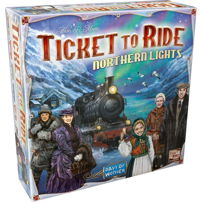 Asmodee | Ticket to Ride - Northern Lights | Board Game | Ages 8+ | 2-5 Players | 30-60 Minutes Playing Time