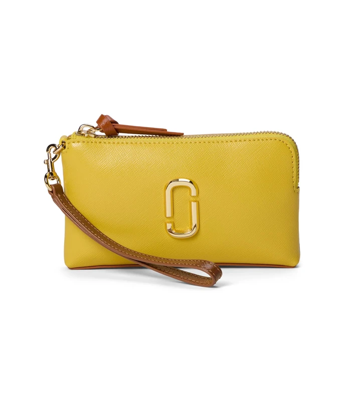 MARC JACOBS Women's The Wristlet Bag, Joy Yellow Multi, Taglia UNICA