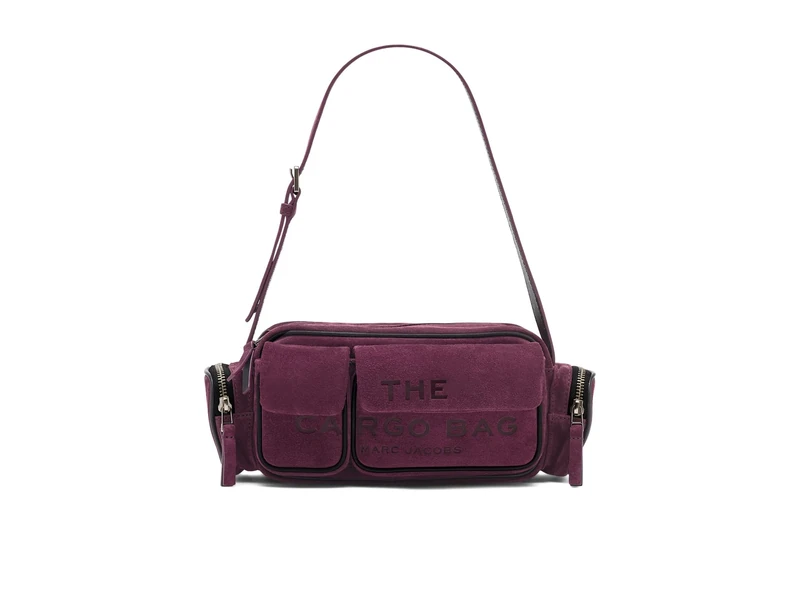 MARC JACOBS THE CARGO SHOULDER DARK PLUM