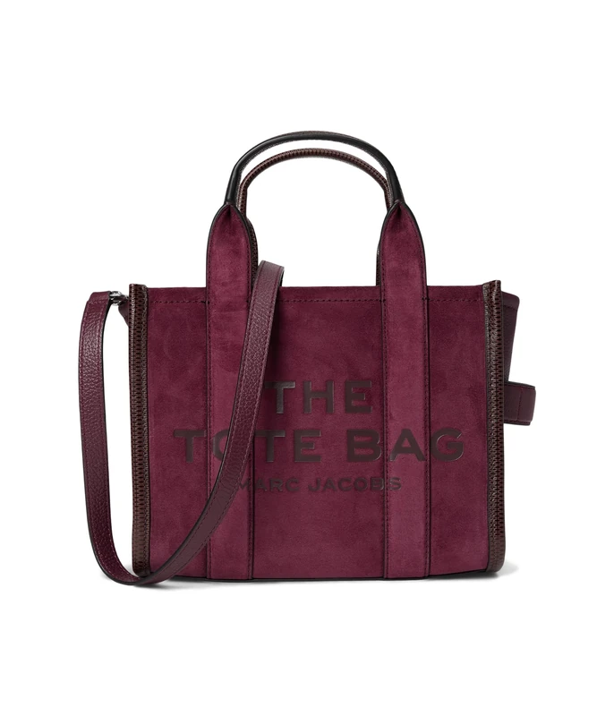 MARC JACOBS Women's The Small Tote Bag, Dark Plum, Taglia UNICA