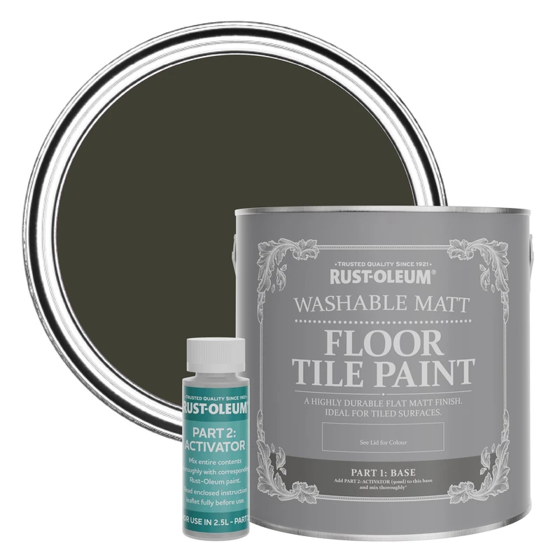 Rust-Oleum Washable Matt Floor Tile Paint - Wallington 2.5L