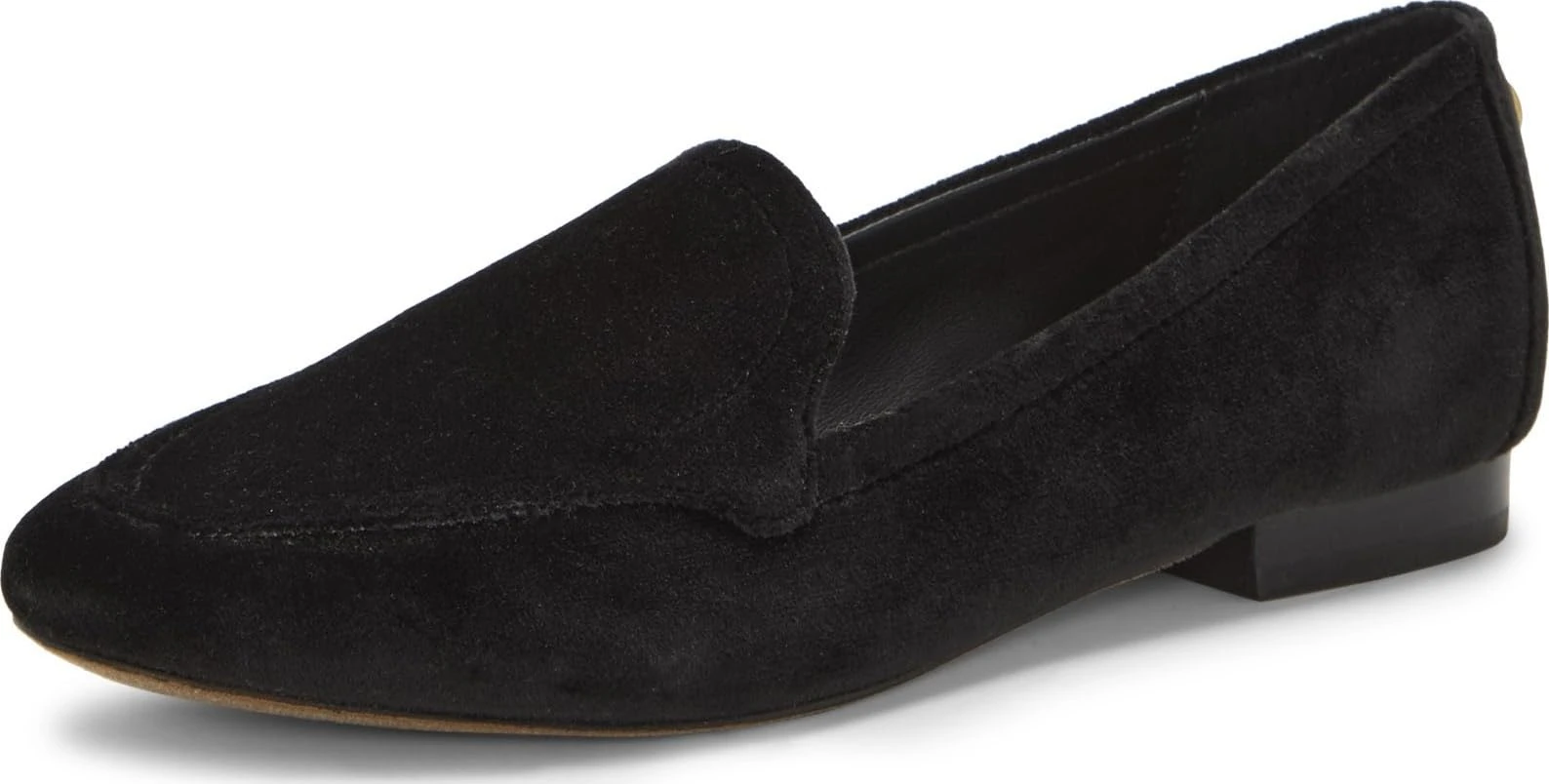 Vince Camuto Women's Cintha Loafer Flat, Black Velvet, 6.5 UK