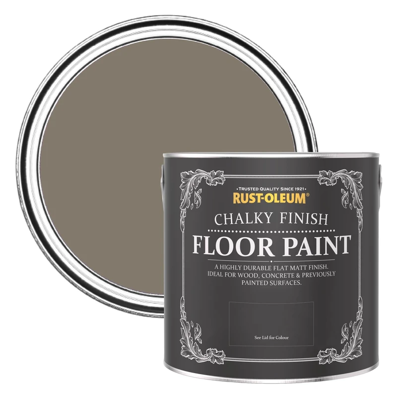 Rust-Oleum Scratch-Resistant Floor Paint in Chalky Finish - Windy Nook 2.5L
