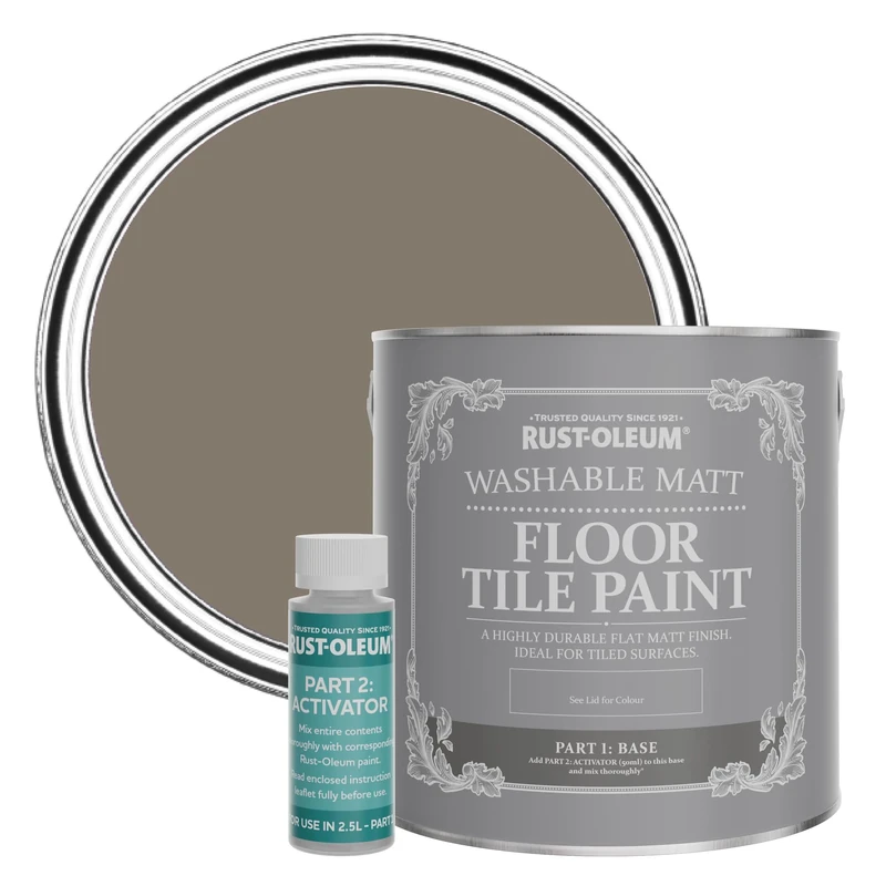 Rust-Oleum Washable Matt Floor Tile Paint - Windy Nook 2.5L