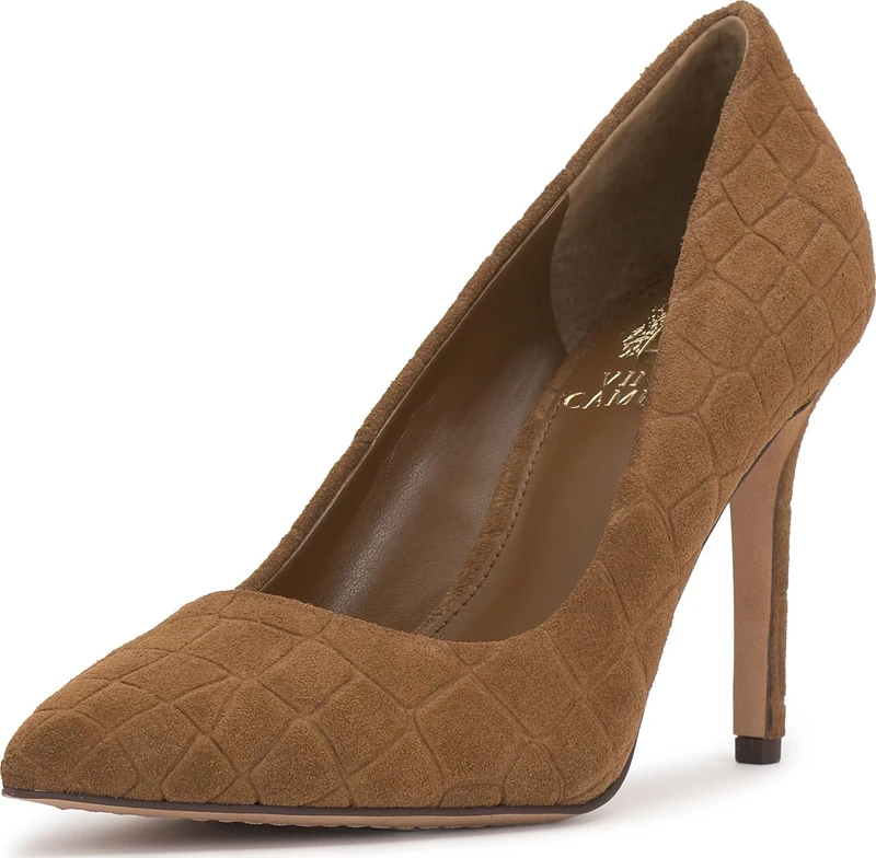 Vince Camuto Women's Savilla Pump, Fawn Suede, 3.5 UK