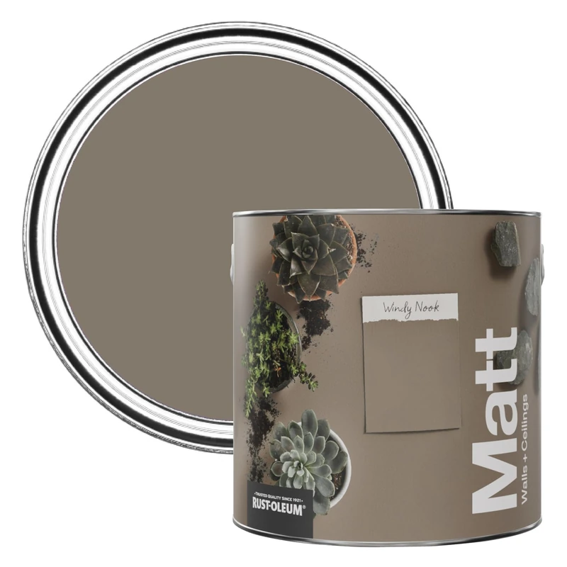 Rust-Oleum Matt Emulsion Wall Paint - Windy Nook 2.5 litre