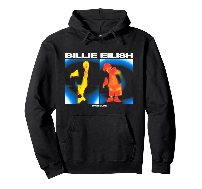 Official Billie Eilish True Blue Pullover Hoodie