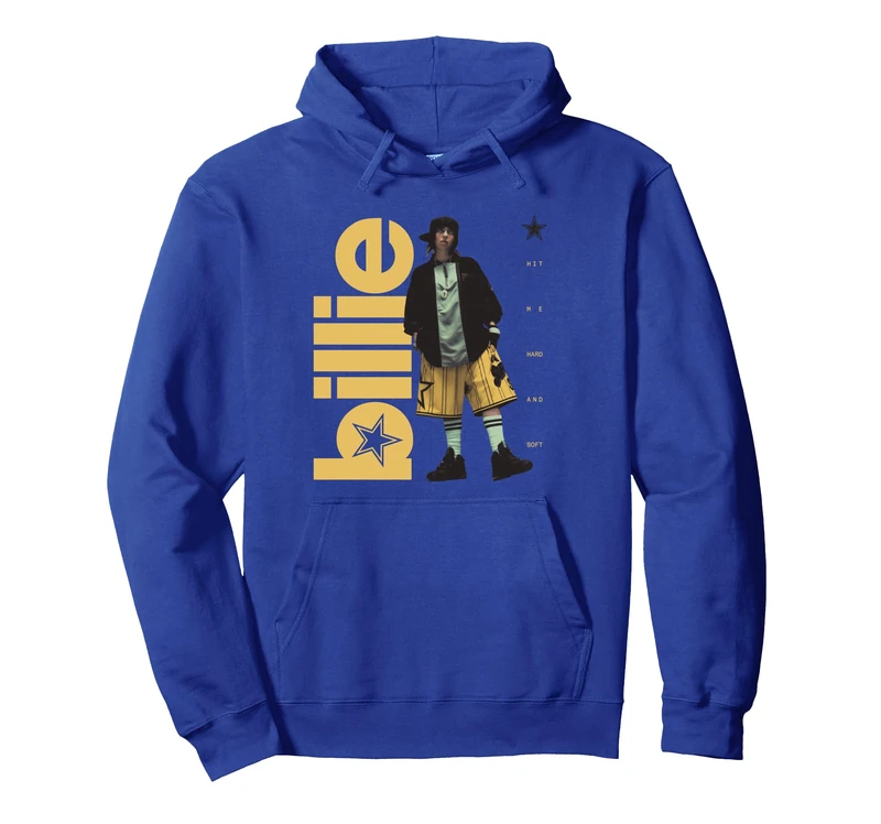 Official Billie Eilish HIT ME HARD AND SOFT Standing Photo Pullover Hoodie - Image 1