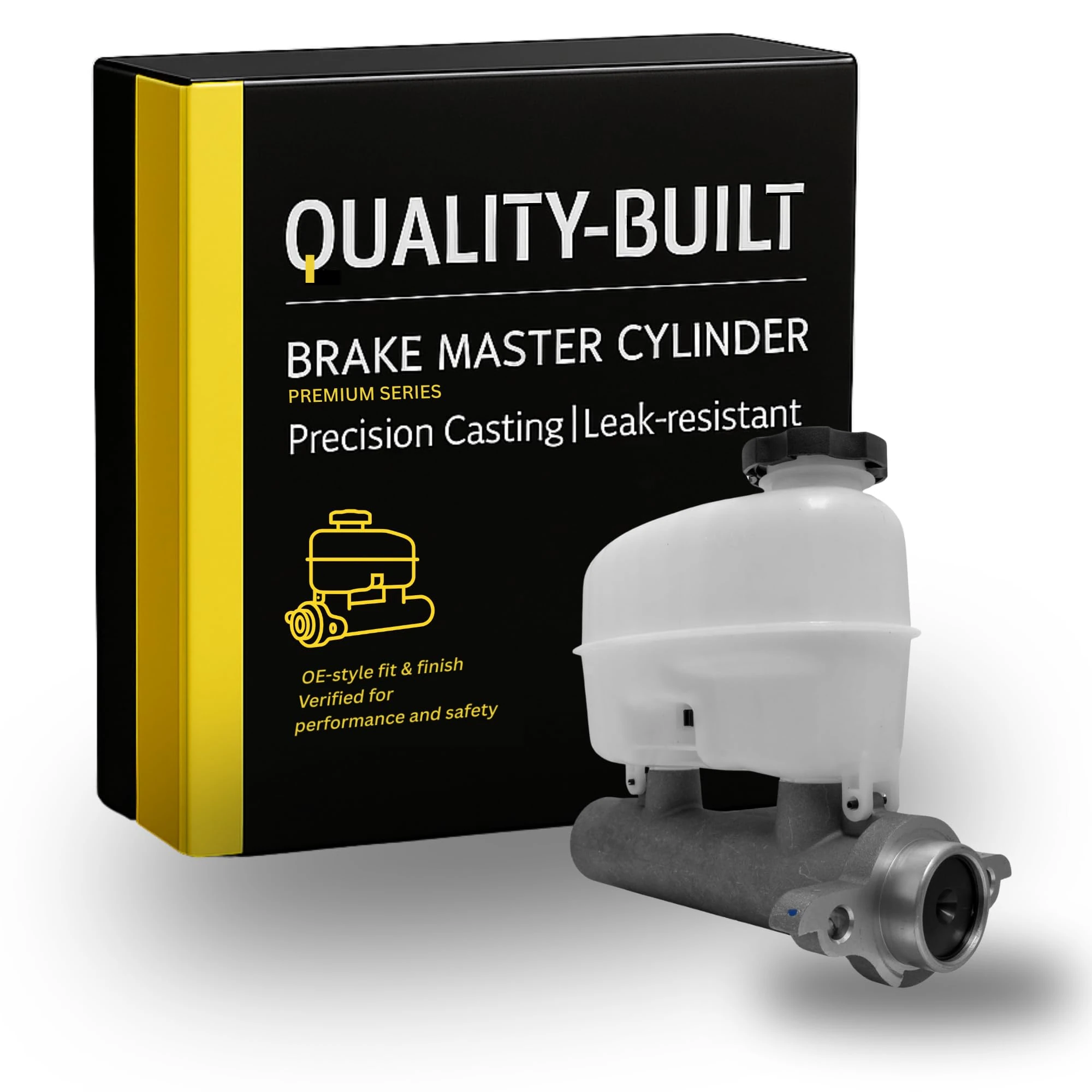 QUALITY-BUILT Premium Brake Master Cylinder with Reservoir NM55408 - Compatible with 2002-2007 Mitsubishi Lancer