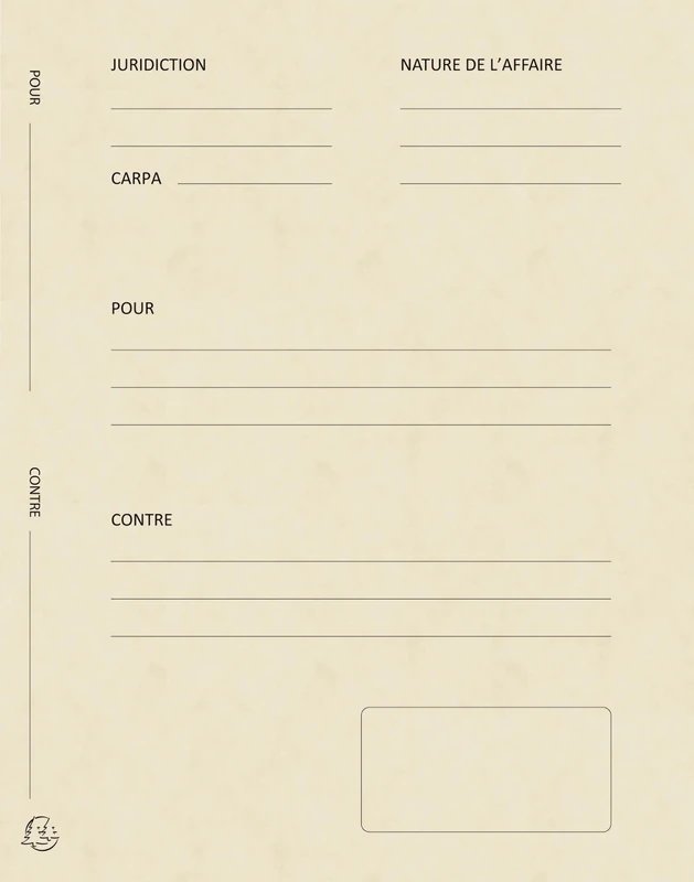 Exacompta - Ref. 220118E - Box of 5 Packs of 25 Pleadings for/Against - in Glossy Card - Size 25 x 32 cm for A4 documents - Assorted Colours