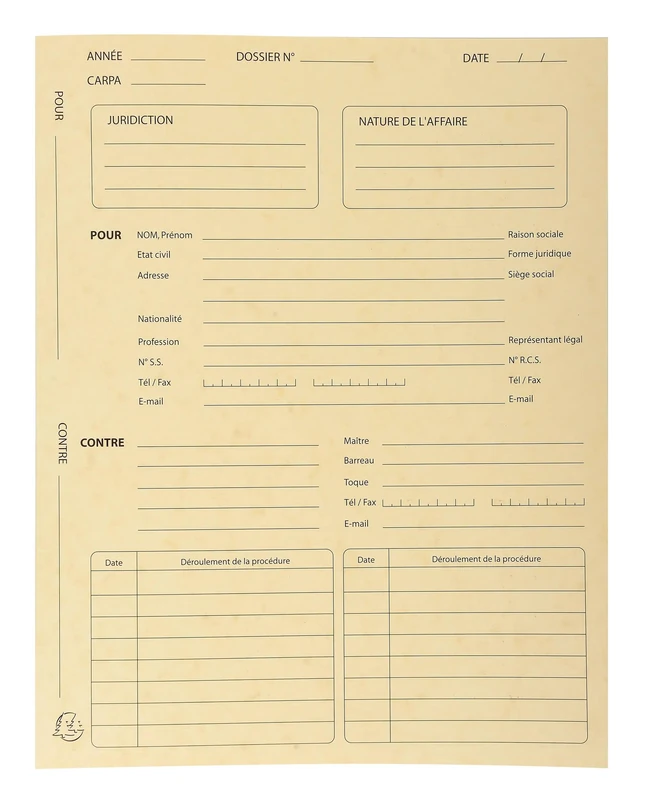 Exacompta - Ref 445118E - Box of 5 Packs of 25 procedural Files - in Glossy Card 265 g/m2 - Size 25 x 32 cm for A4 documents - Assorted Colours - Image 1
