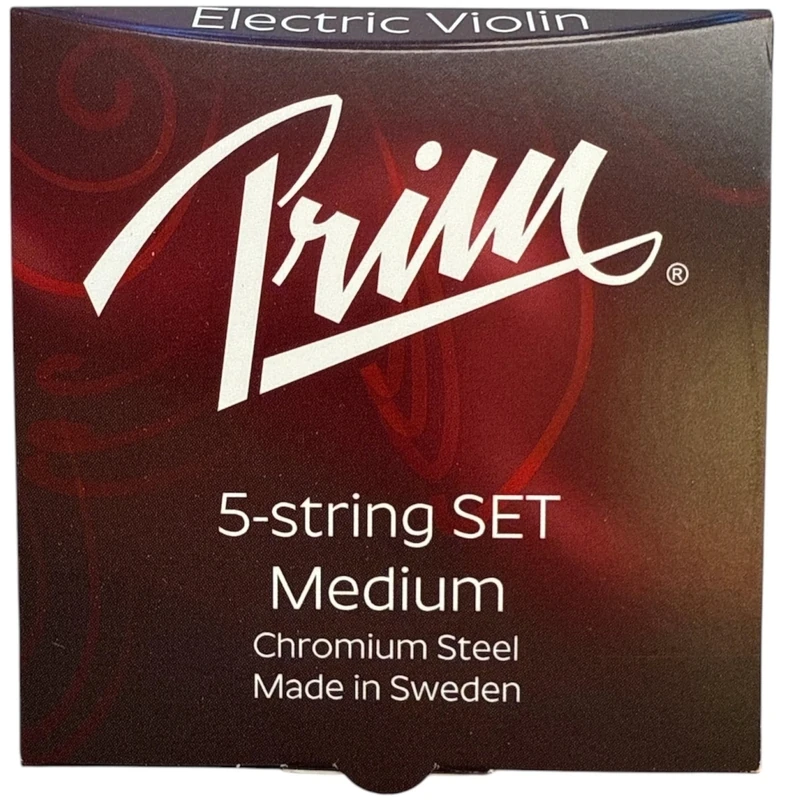 Prim Violin String Set Medium, Five-String Consisting of E, A, D, G, C Strings for Classical and Electric Violins