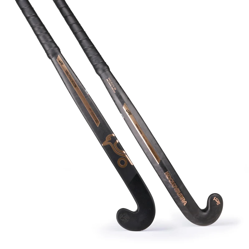 Kookaburra Pro Elite 98 Hockey Stick – 36.5" L - LB215R Low Bow, 98% Forged Carbon, Dual-Core, Pro EVA Grip