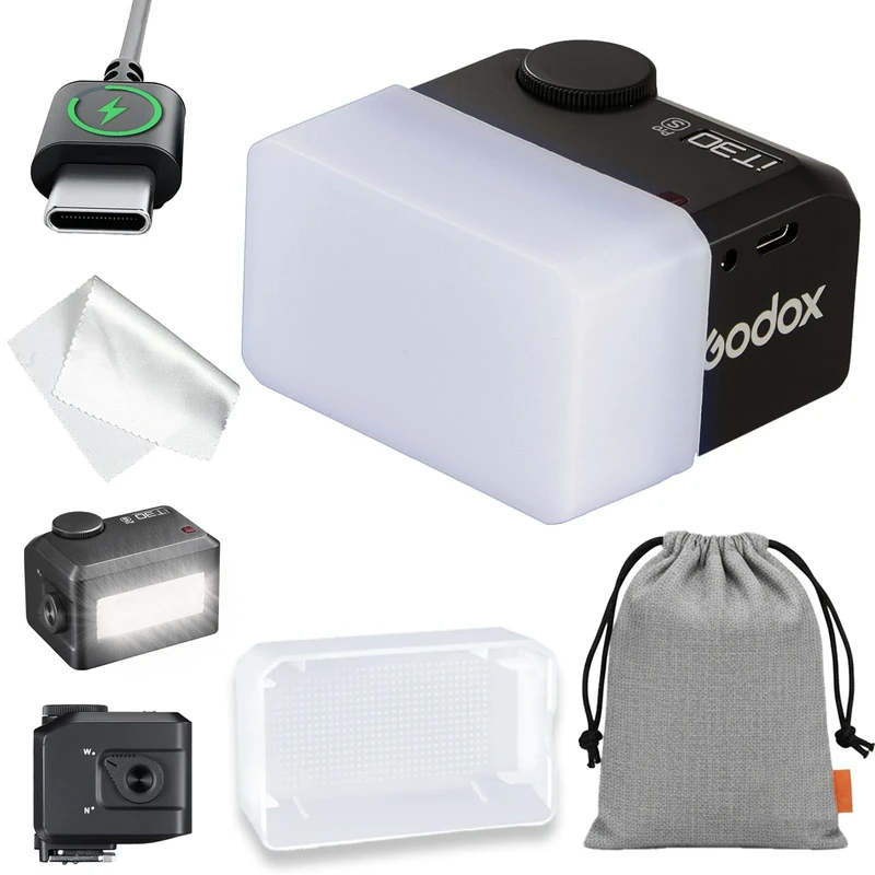 Godox iT30Pro S TTL Mini Camera Flash with White Diffuser, iT30 Pro S 2.4G Wireless HSS 1/8000s, Compatible with Sony ZV-E10 a7IV a9III a6400 a6700 a7III a7CII a6000 a7C a6100 a7SIII ZV-E10 II a6500