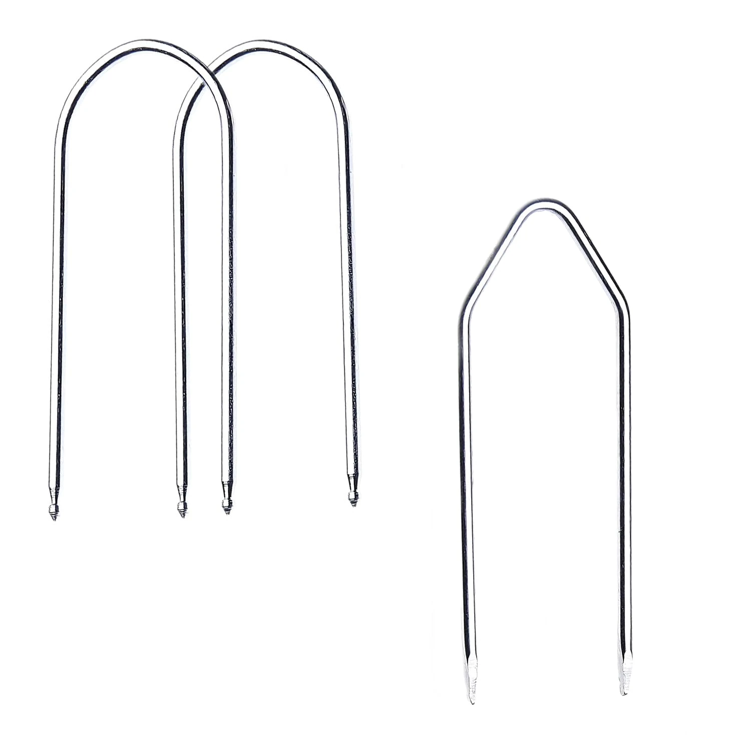 Car Radio Removal Tool, U & V Shape Car Stereo Removal Tool, Professional Auto Radio Removal Keys, Universal Audio Release Keys for Easy Access & Repair (Silver, 3Pcs)