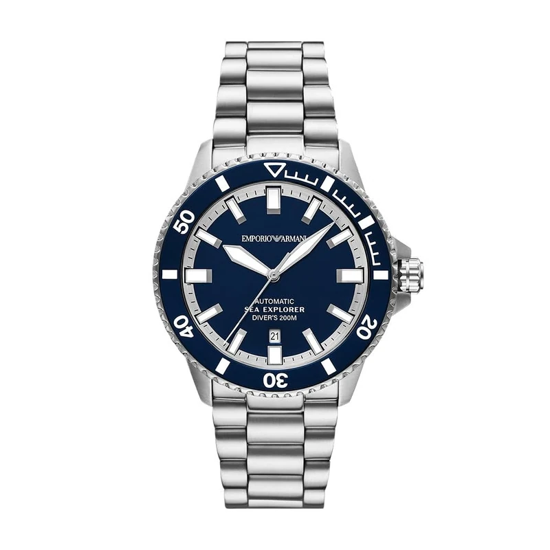 Emporio Armani Men's Analog Automatic Watch with Stainless Steel Strap AR60087