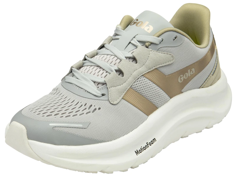 Gola Performance Veris Tempo Female Running GLA033WJ Arcade White/Metallic Gold