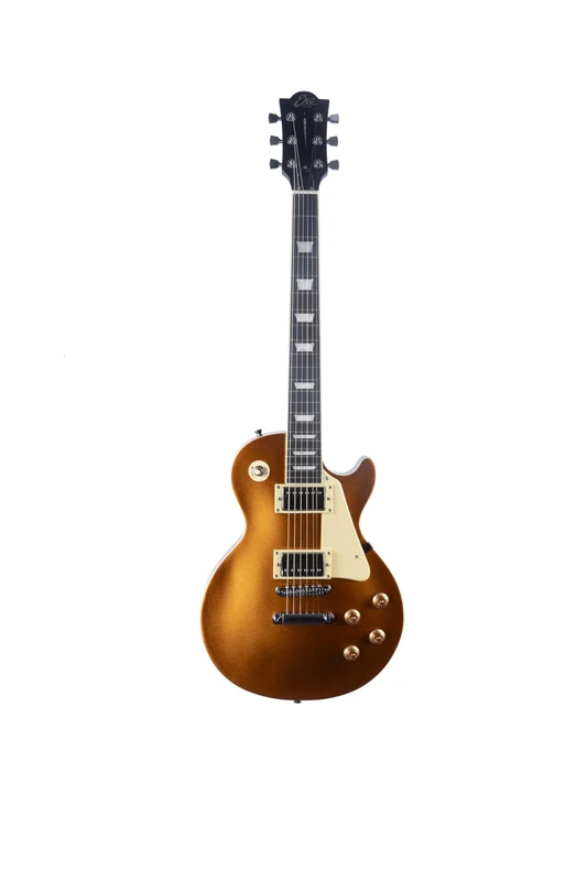 EKO GUITARS LS-300 Electric Guitar, Poplar Body, Maple Handle, Laurel Fingerboard, 2 Humbucker Pickups, Tune-O-Matic Bridge, 22 Keys, Standard Scale, Gold