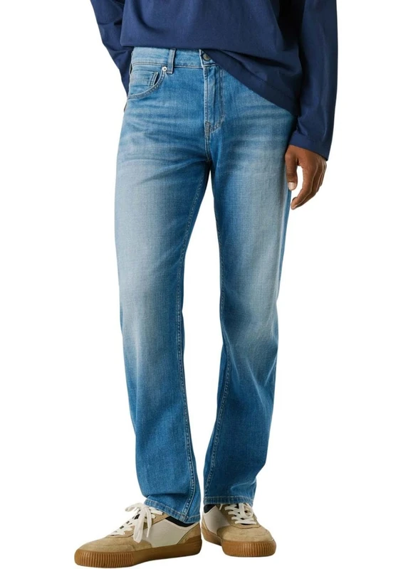 Pepe Jeans Men's Straight Jeans Cash Summer, Blue (Denim-3AB), 36 W/30 L