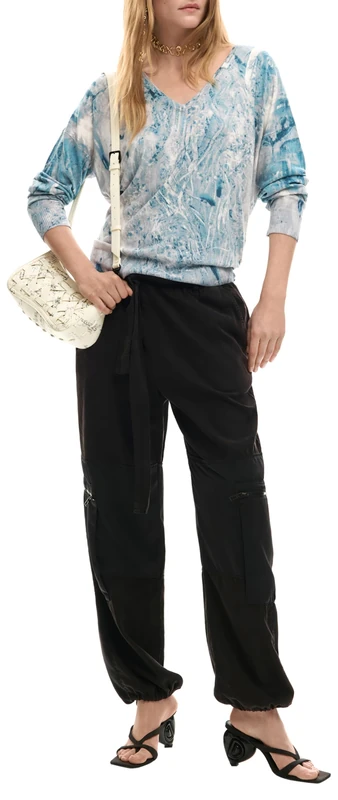 Desigual Women's Ottawa Sweatshirt, Blue, M